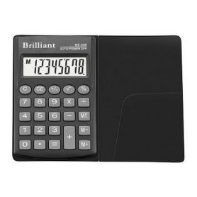 Калькулятор Brilliant 8р кишеньковий, 64х98х10мм, в футлярі