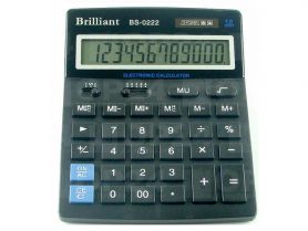 Калькулятор Brilliant 12р. бухг. 2ел.живлення, 180х140х45мм
