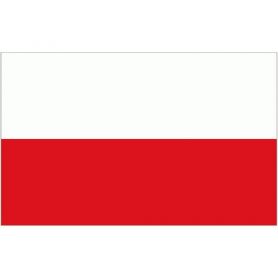 Прапор 15х24 Польщі, без підставки, нейлон