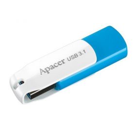 Модуль Flash 128Gb Apacer пластик біло-голубий, поворотний