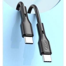 Кабель XO Rock Series Type-C to Type-C - 60W - 1m Black