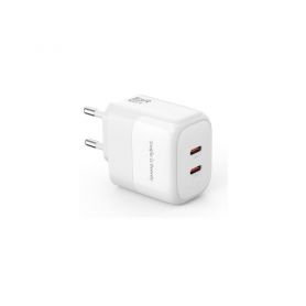 Зарядка мережева XO L140 - 35W PD Dual port USB-C 35Вт