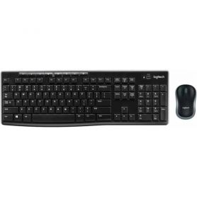 Клавіатура+мишка Logitech MK270 бездротова чорна, USB
