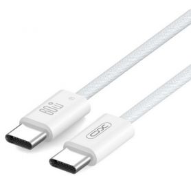Кабель XO NBQ273 Imitation Series Type-C to Type-C - 60W - 1m White