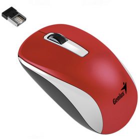 Миша для комп'ютера Genius бездротова червона