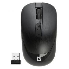 Миша для комп'ютера Defender бездротова чорна