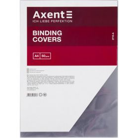 Обложка А-4 для переплета 150мкм прозрачная Axent
