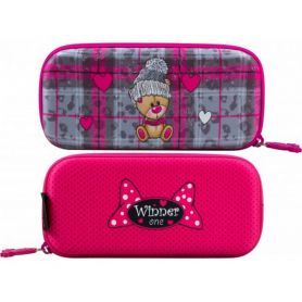 Пенал Winner One на блискавці, овальний, 22х10,5х4см