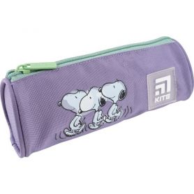 Пенал Kite на блискавці, тубус Snoopy 19х7х6,5см