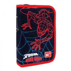 Пенал YES 1 відділення 1 розворот без наповнення Spiderman 21х13х3см