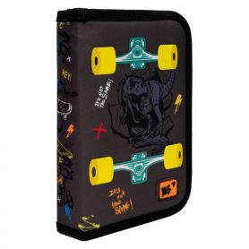 Пенал YES 1відділення, без наповнення, Skate boom 21х13х3см