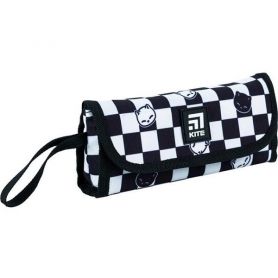 Пенал Kite на блискавці, 1відділення, органайзер, Cats, 20,5х8х4см