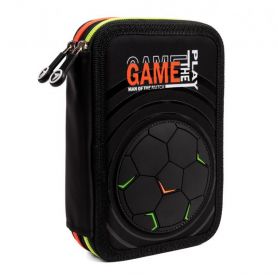 Пенал YES 2відділення без наповнення, Play The Game 21х13х4см