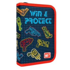 Пенал YES 1 відділення, без наповнення, 2розворота, Blaster