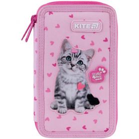 Пенал Kite 2відділення, без наповнення, Studio Pets 19,5х12,5х4см