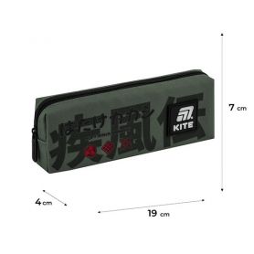 Пенал Kite на блискавці, 1 відділення, Naruto, 19х6,5х3,5см
