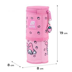 Пенал Kite на блискавці, тубус, My Melody 19х8х8см
