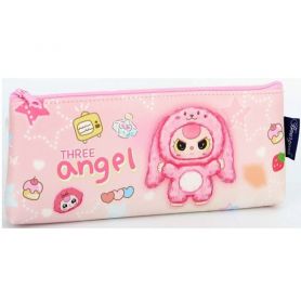 Пенал Bourgeois на блискавці, 1відділення, 20,5х8х2,5см KJ3888 рожевий Пенал Bourgeois на блискавці, 1відділення, 20,5х8х2,5см KJ3888 рожевий