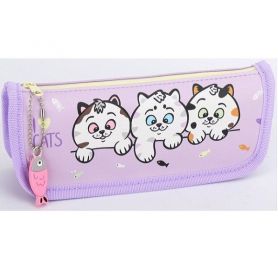 Пенал Bourgeois на блискавці, 1відділення, 21х6х4,5см KJ3521 фіолетовий Пенал Bourgeois на блискавці, 1відділення, 21х6х4,5см KJ3521 фіолетовий