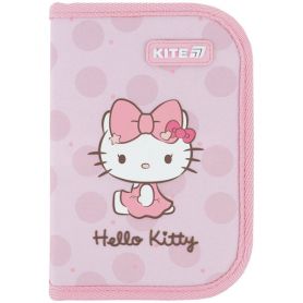 Пенал Kite 1відділення, 1розворот, без наповнення Hello Kitty 20х14х3,9см