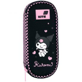 Пенал Kite на блискавці, овальний, органайзер, Kuromi 22х8,5х4,5см Пенал Kite на блискавці, овальний, органайзер, Kuromi 22х8,5х4,5см