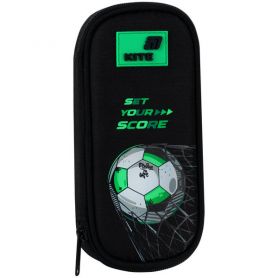 Пенал Kite на блискавці, овальний Football 21х8,5х5см Пенал Kite на блискавці, овальний Football 21х8,5х5см