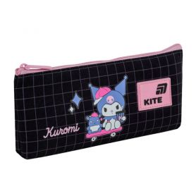 Пенал Kite на блискавці, 1 відділення, Kuromi 19,5х8х3,5см Пенал Kite на блискавці, 1 відділення, Kuromi 19,5х8х3,5см