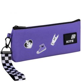 Пенал Kite на блискавці, 1 відділення, фіолетовий 19,5х8х3,5см