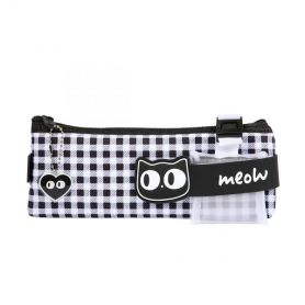 Пенал YES на блискавці 1відділення, Black Cat, 22х8,5х3см