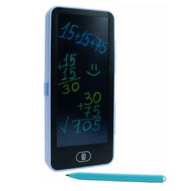 Пенал MAXI пластиковий LED з екраном, 1 відділення, блакитний, 20,2х7,8х3см