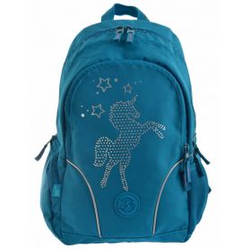 Рюкзак YES T-26 Lolly Unicorn 2 відділення, анатомічна спинка, 2 бічні, 1 передня кишеня