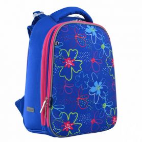 Рюкзак 1Вересня EVA H-12 Vivid flowers 2відділення, ортопедична спинка, Laptop-кишеня, органайзер