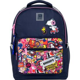 Рюкзак Kite Education 770 Snoopy 1відділення, ортопедична спинка, 2бічні, 1передня кишеня