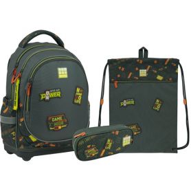 Набор Wonder Kite рюкзак+пенал+сумка для обуви Game Mode