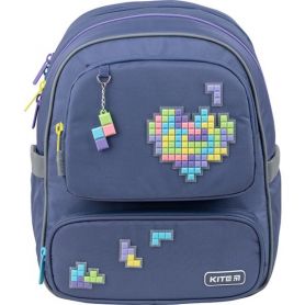 Рюкзак Kite Education 756 Tetris 2відділення, ортопедична спинка, напівкаркасний, знімна кишеня