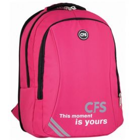 Рюкзак CFS 3 отделения, ортопедическая спинка со стержнем, 2 бічні кишені