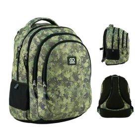 Рюкзак GoPack Education Teens 162L-3 3відділення, ущільнена спинка, 2бічні, 1передня кишеня