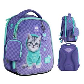 Рюкзак Kite Education 555 Studio Pets 1 відділення, ортопедична спинка, 2бічні кишені