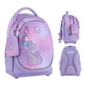 Рюкзак Kite Education 724 Catsline 2відділення, ортопедична спинка