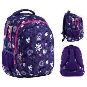 Рюкзак GoPack Education Teens 162M-3 3відділення, анатомічна спинка, 2бічні, 1передня кишеня