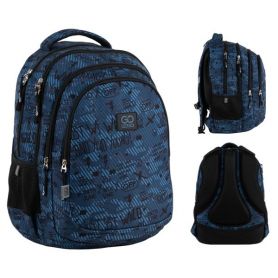 Рюкзак GoPack Education Teens 162M-5 3відділення, анатомічна спинка, 2бічні, 1передня кишеня