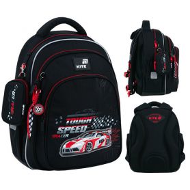Рюкзак Kite Education 763S Speed Racer 2відділення, ортопедична спинка