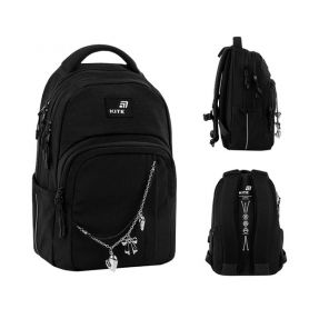 Рюкзак Kite Education Teens 2578M Black&Charm 2відділення, ортопедична спинка
