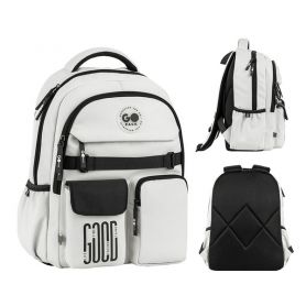 Рюкзак GoPack Education 183M світло-сірий, 2відділення, анатомічна спинка