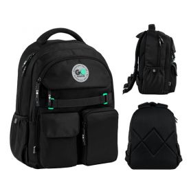 Рюкзак GoPack Education 183M чорний, 2відділення, анатомічна спинка