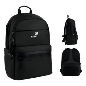 Рюкзак Kite Education Teens 2721L Black 2відділення ущільнена спинка