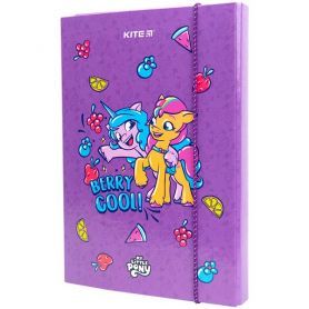 Папка для зошитів В-5 картон на гумці Little Pony Kite