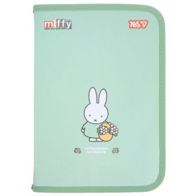 Папка для зошитів В-5 пл. на блискавці об'ємна Miffy YES Папка для зошитів В-5 пл. на блискавці об'ємна Miffy YES
