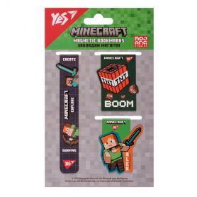 Закладки з магнітом YES Minecraft Boom (за 3шт)