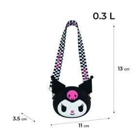 Сумка детская Kite Kuromi 13x11x3,5см силикон